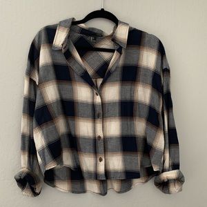 Cropped flannel